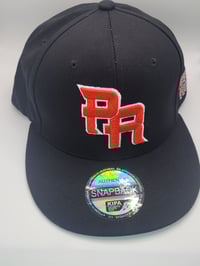 Image 1 of Hat PR Black/Black/White