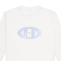 Image 2 of REFLECTIVE LOGO LONG SLEEVE TEE WHITE