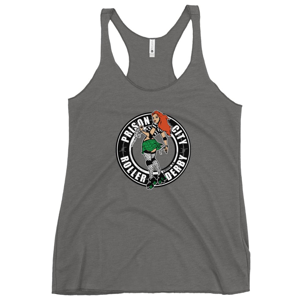Prison City Roller Derby Women's Racerback Tank