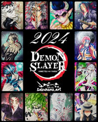 Image 1 of Demon Slayer Dämon Kalender 2024