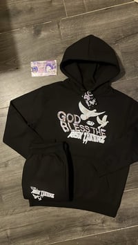 Image 2 of GOD BLESS THE RISKTAKERZ- BLACK TRACKSUIT