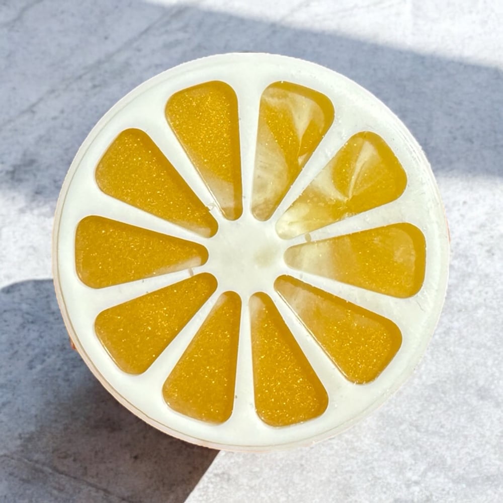 Image of Large Lemon Slice Bar Soap