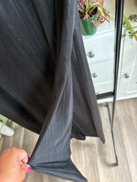 Image 3 of High slit black skirt