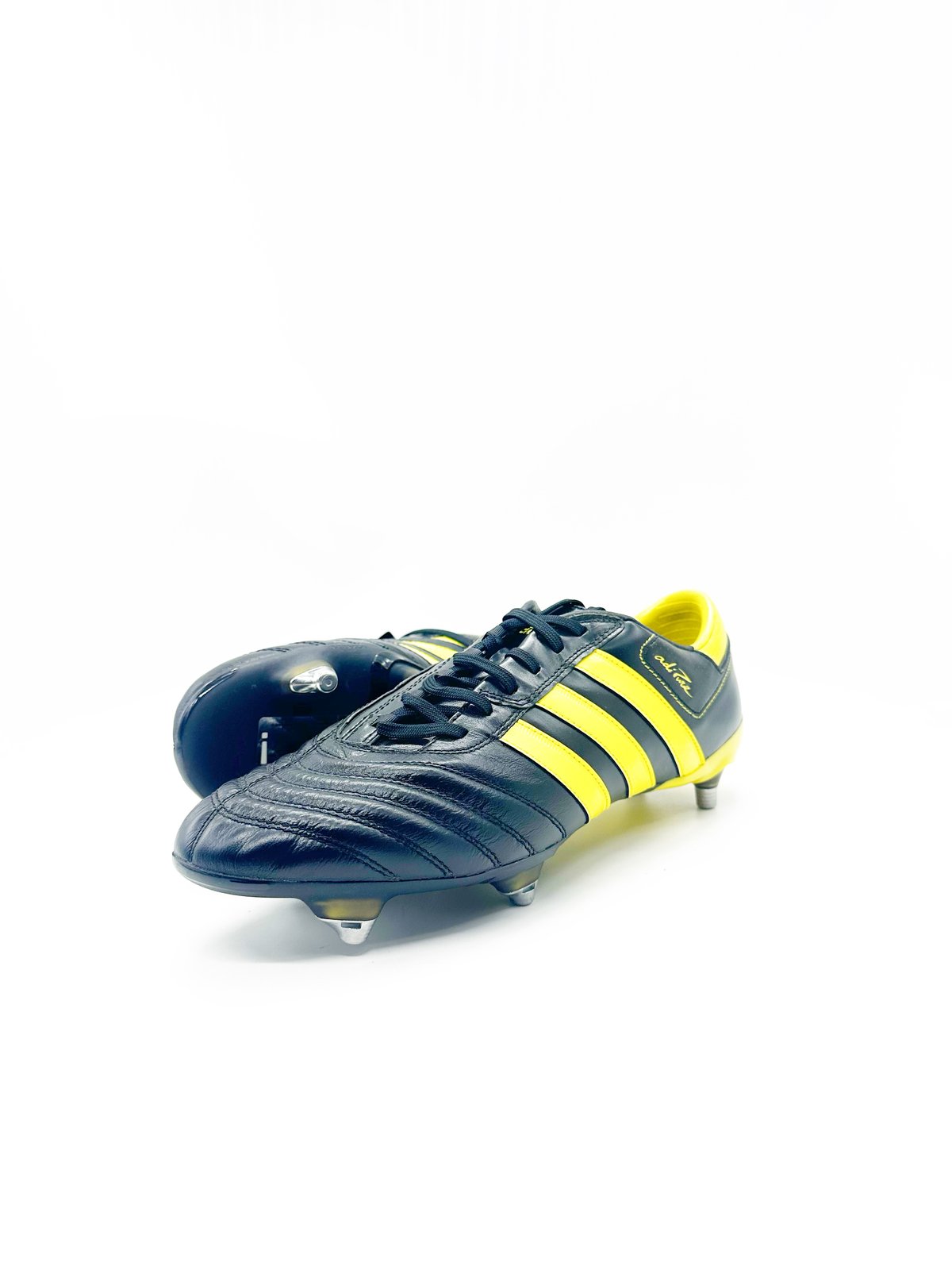 Tbtclassicfootballboots Adidas Adipure III SG BLACK YELLOW