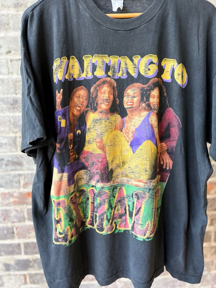 Image of 1995 VINTAGE “WAITING TO EXHALE” BOOTLEG RAP TEE