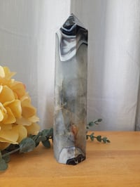 Image 5 of 1.15lb Black Agate Tower Natural Healing Crystal 