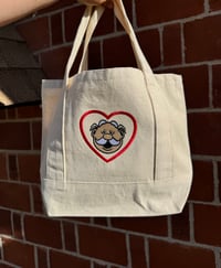 Image 1 of Simi Amor - MINI Embroidered Tote