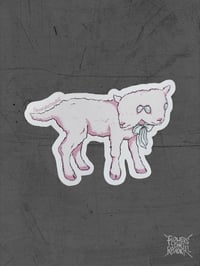 Image 1 of TWO HEADED LAMB sticker