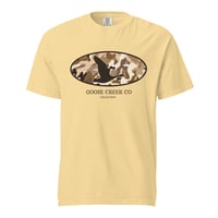 Image 2 of Goose Creek Co Brown Camo Unisex garment-dyed heavyweight t-shirt
