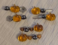 Image 1 of Fall themed hair clips 🍁🐈‍⬛