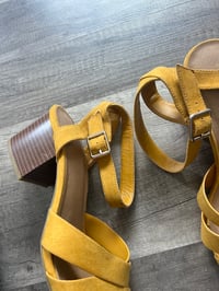 Image 2 of mustard strap sandal 