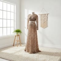 Image 1 of Photoshooting cocoa dress Virginia | set: skirt and top | size M