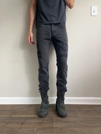 Image 4 of '04 Number (N)ine Give Peace A Chance Patch Denim - 32