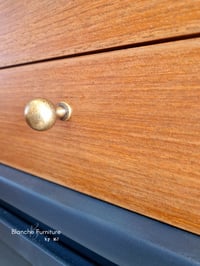 Image 6 of Gorgeous Nathan Sideboard in Ash Grey, Walnut