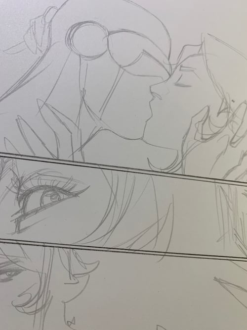 Image of JEAN GREY #2 :: pg04 original art (pencils only)