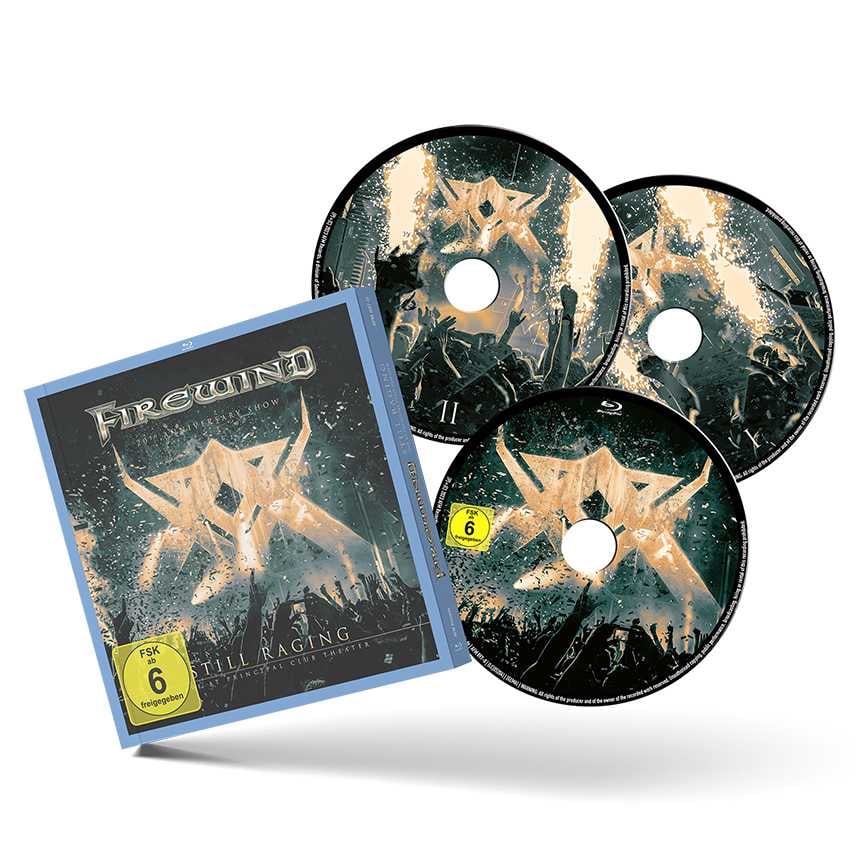 FIREWIND - Still Raging - 20th Anniversary Show - Digipak Blu-Ray + 2-CD (SIGNED)