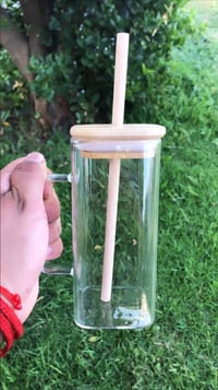 12oz Square Glass Mug  