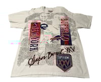 Image 1 of 1990 NY Giants Buffalo Bills Super Bowl AOP (XL)