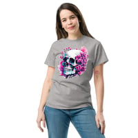 Image 4 of Watercolor skull 4 Unisex classic tee