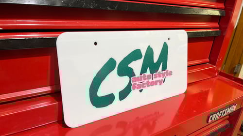 Image of Auto Style Factory - Vanity Plates