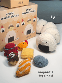 Image 2 of Knotparfaits x Kooklesart Onigiri Crochet Plushie Blind Box