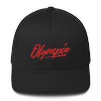 Image 3 of Olympia Text Flexfit Cap