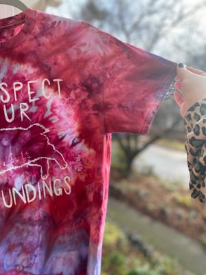 Image of MEDIUM Disrespect Your Surroundings Tie Dye Shirt 5