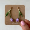 Purple Tulip Stems