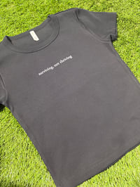 Image 1 of Surviving, not thriving - Organic Ribbed Tee