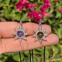 Image 3 of Silver Amethyst Sun 💜