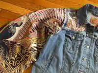 Image 7 of Upcycled “Our Lady of Guadalupe” Levi’s tapestry jacket