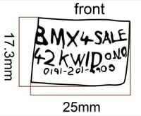 BMX 4 Sale Pin