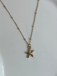 Image 3 of Gold Starfish Necklace