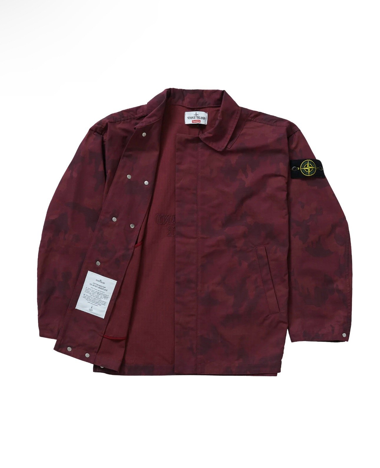 Supreme Stone Island Reactive Ice Camo Ripstop Jacket | Nippon 