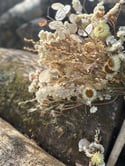 Dried wedding florals 
