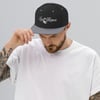 Casquette noir&gris brodé
