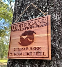 Image 3 of Hurricane Evacuation sign