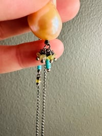 Image 10 of Treasure of the Sea pearl fringe necklace 2