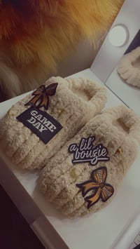 Yarn Slippers- Game Day 