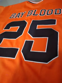 Image 4 of Ball Park Pullover Jersey (orange)