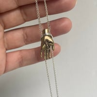 Image 4 of hand necklace with bee