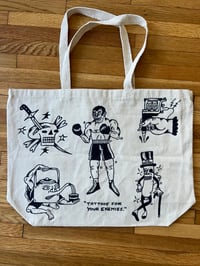 Custom Hand Painted Tote Bag