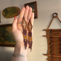 Image 3 of Backwoods fringe earrings