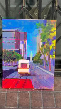 Looking East Down Market Street -Plein Air - 7/17