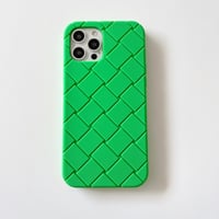 Image 24 of Luxury Woven Pattern Tpu Phone Case for iPhone 15 14 13 12 11 Pro Max Soft Silicone Rubber Back Cove