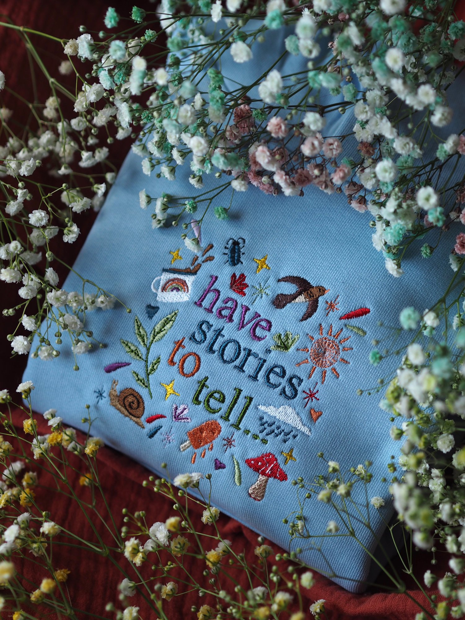 Image of Have Stories to Tell - Soul Blue Hoody