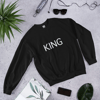 KING Mens Black Crewneck Sweatshirt