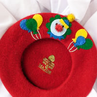 Image 1 of Red Clown Beret