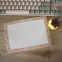 Butter Dog Checker Border Memo Pad