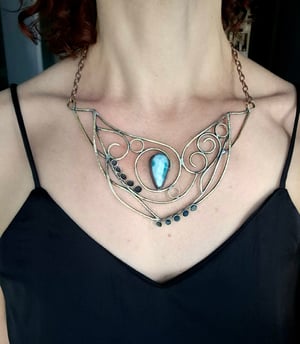 Necklace "Wind of the sky"
